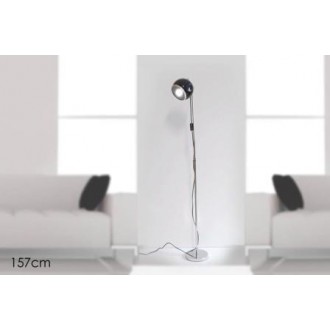 PIANTANA 1 LAMPADA CM.135 NERO