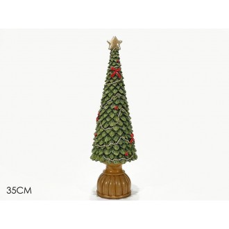 GT2/ALBERO NATALE 35CM.VE.C/ROSSO
