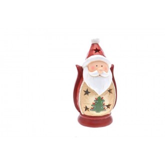 PART2/BABBO NATALE C/LED ROSSO
