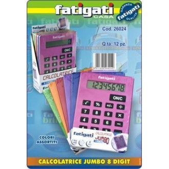 FAT/CALCOLATRICE JUMBO 8 DIGIT