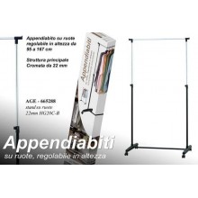 GICO/APPENDIAB.SING.NERO 167CM.