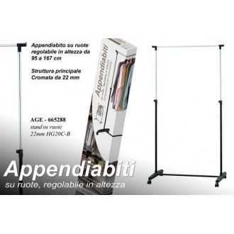 GICO/APPENDIAB.SING.NERO 167CM.