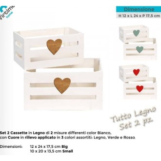 VIRT/SET 2 CASS.BI.CUORE S33758/00