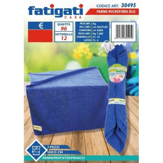 FAT/PANNO MICROFIBRA 3PZ.BLU 30X35