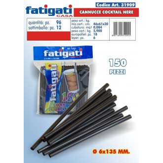 FAT/CANNUCCE COCKTAIL NERI 150PZ