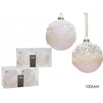 GT2/SET 2PALLE 100MM C/MERL.ROSA