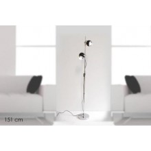 PIANTANA 2 LAMPADE CM.150 NERA