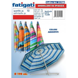 FAT/OMBRELLONE SPIAGGIA 1,90DM