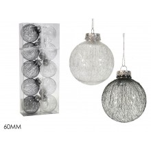 GT2/SET 10 PALLE 60MM SILV/NERO