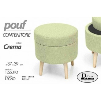 GICO/POUF CONTEN.CREMA 37X39