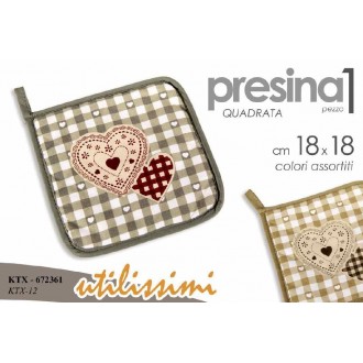 GICO/PRESINA 18X18 CUORE ASS