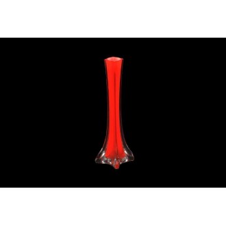 MERCN/VASO STELO 25CM.ROSSO