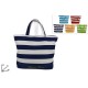 2SE/BORSA MARE CANVAS RIGHE