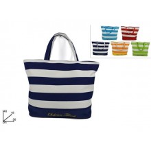 2SE/BORSA MARE CANVAS RIGHE