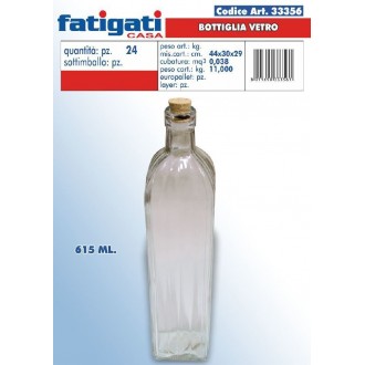 FAT/BOTTIGLIA VETRO 615ML.