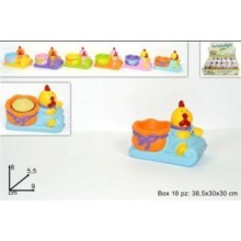 2SCHP/GALLINA P/TEALIGHT 9CM.