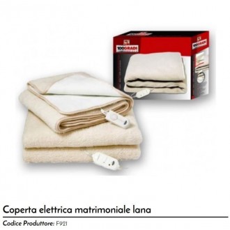 MAX/COPERTA ELETTR.LANA MATRIM.