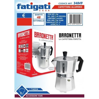 FAT/BARONETTA CAFF.1TZ.ALLUMINIO