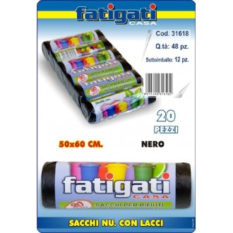 FAT/SACCHI 50X60 20PZ.NE.C/L