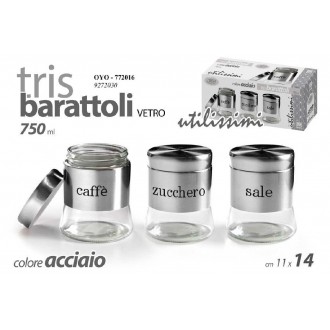 GICO/TRIS BARATTOLI ACC.750ML.