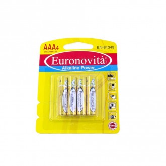 EURO/SET 4 BATTERIE MINI ALKALINE