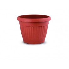 PLA/MEDITER VASO 25(30)CM.TERRA