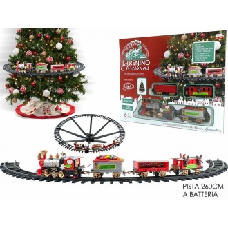 GT2/TRENO NATALE DA ALBERO C/LUCI