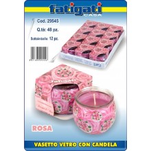 FAT/VASETTO C/CAND.ROSA