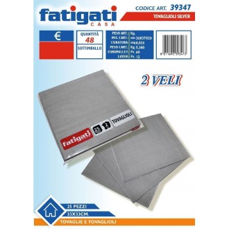 FAT/TOVAGLIOLI 2VELI SILVER 33X33