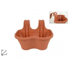 2S/FIORIERA BALCONE 2P MARRONE