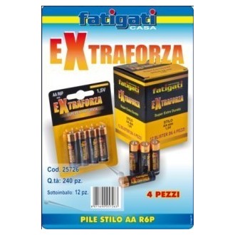 FAT/BATTERIA STILO 4PZ.XFORZA