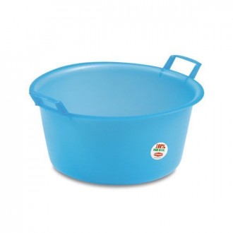 STEF/BAGNO ROTONDO 45CM.AZZURRO