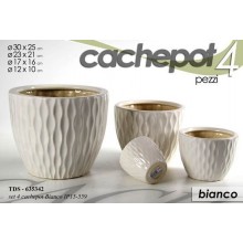 GICO/SET 4 CACHEPOT BI.635342