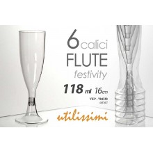 GICO/SET 6 CALICI FLUTE PLT