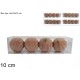2SCH/PALLE 10CM.4PZ.FLOCC.ROSA