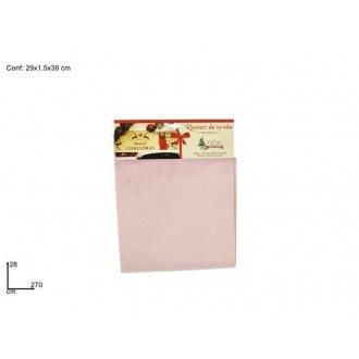 2SCH/RUNNER VELL.ROSA 28X270CM.