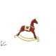 2SCH/CAVALLO A DONDOLO 25CM.ROSSO