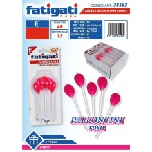 FAT/CANDELA B.COMPLEANNO 5PZ.PALLONCINI