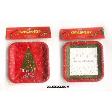 MERCN/XMAS TIME SET 4 PIATTI 87175