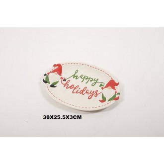 MERCN/HAPPY HOLYDAYS PIATTO OV.GRANDE