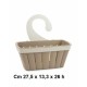 ECO/DOGA CESTELLO BAGNO CAPPUCCINO