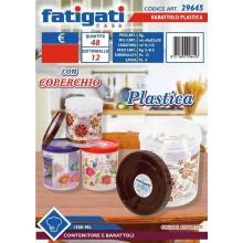 FAT/BARATTOLO PLASTICA 1500ML.