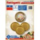 FAT/PIATTI FRUTTA&DESSERT 25PZ ORO