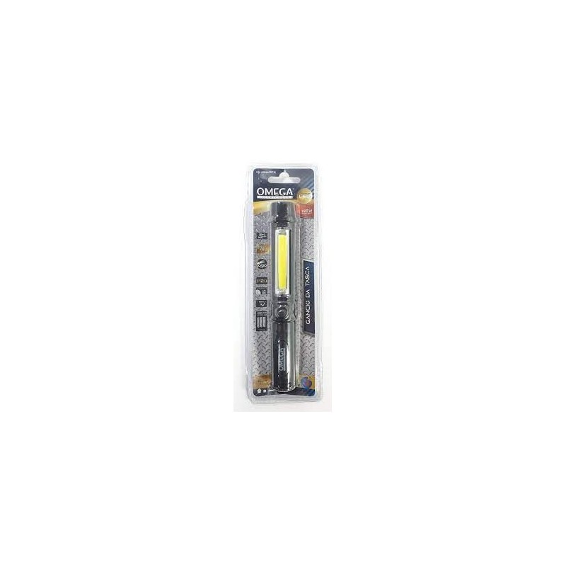 Torcia A Penna LED Ricaricabile (senza Batterie) - 1000 Lumen, Tascabile Con Clip, Impermeabile, Per Ispezioni, Lavoro, Campeggio E Pesca