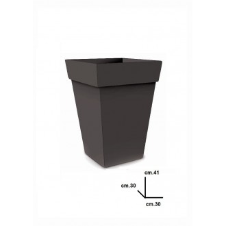 PLA/MELRO.VASO QU.ALTO ANTR.30X30X41CM