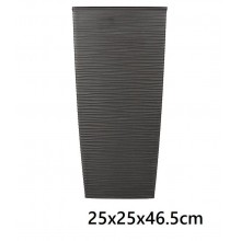 PLA/AURORA VASO ANTRACITE 25X25X46,5