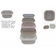 2S/SET 5 CONTENITORI PLT COLORS