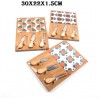 MERC/TAGLIERE BAMBU'DEC.C/3 UTENSILI