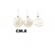 MERCN/PALLA NATALE VETRO GOLD 59588