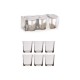 ARTE/SET 6 BICCHIERI PUNTI 260ML.